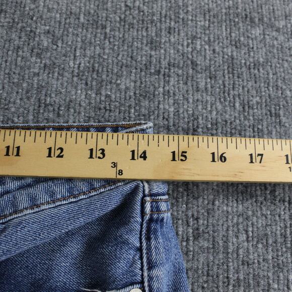 Reformation Jeans Womens 28 Fawcett Wide Leg Cropped Celtic Wash Denim Blue Chic - Picture 10 of 15